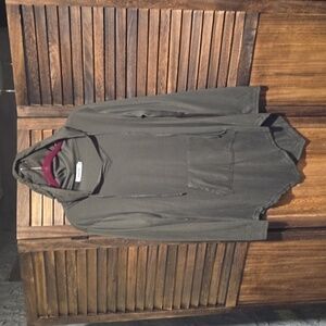 Long sleeve hooded shirt